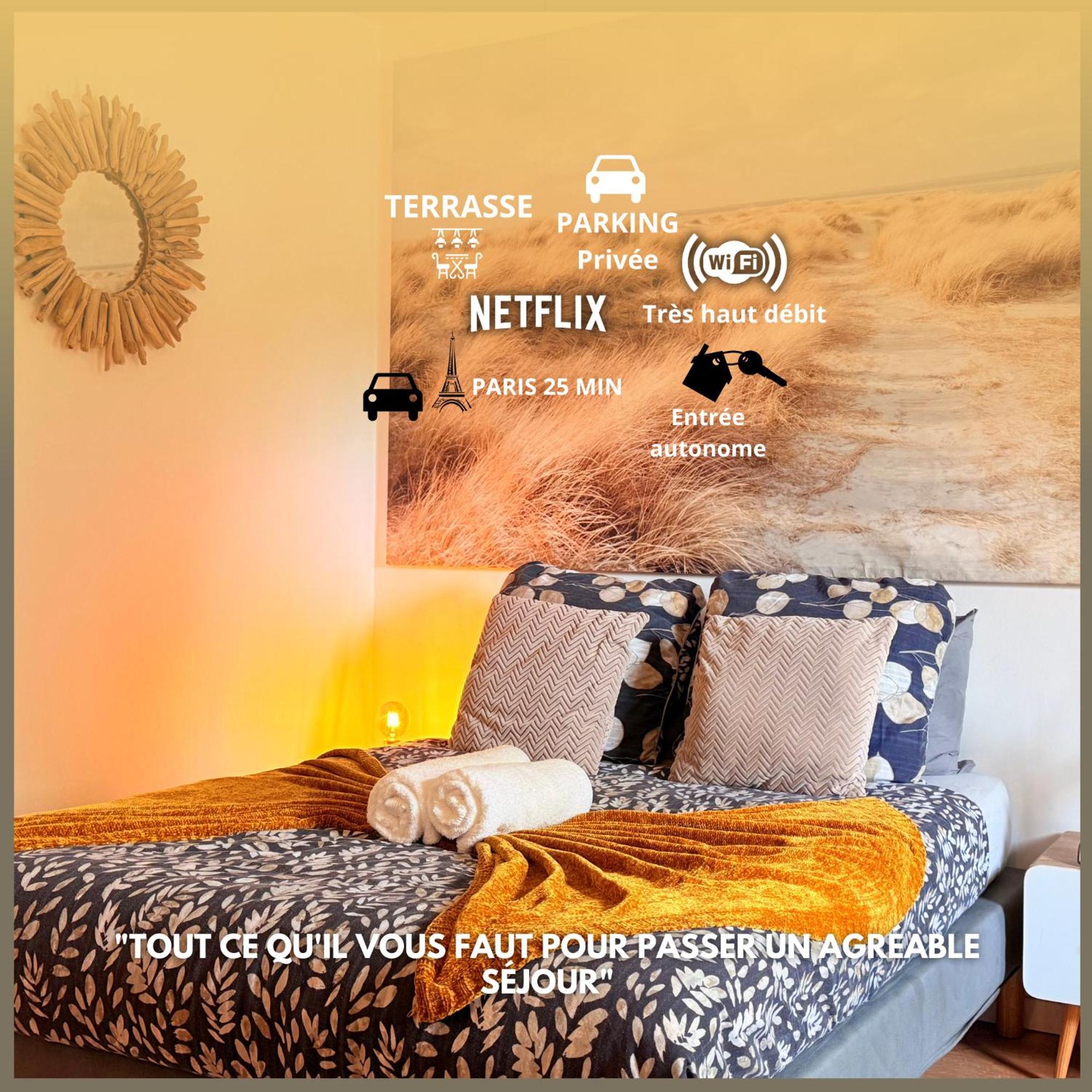 Les Dunes Studio Ideal Couple,Solo,Famille&Pro Vitry-sur-Seine Zewnętrze zdjęcie