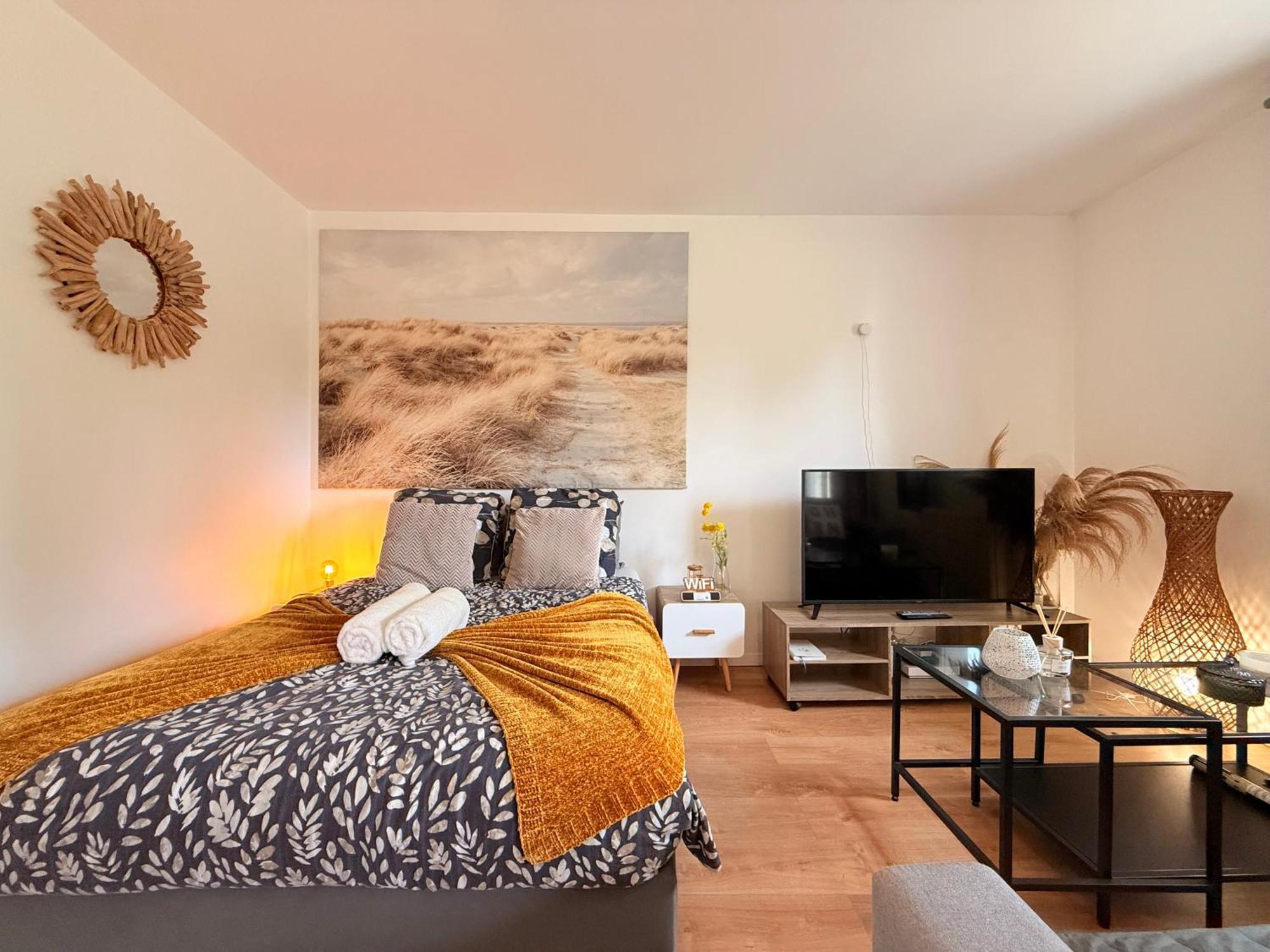 Les Dunes Studio Ideal Couple,Solo,Famille&Pro Vitry-sur-Seine Zewnętrze zdjęcie